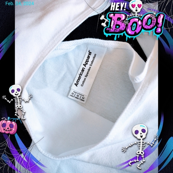 American Apparel Marshmallow Crop size M 🥹🫠 - Picture 2 of 3